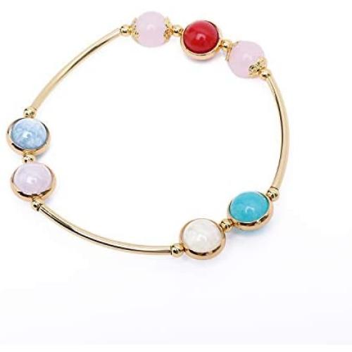 TKN Imports Multi-Gemstone Stretch Bracelet