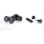 Feraco Screw Earrings for Women Men Stainless Steel Screw-on Stud Earring Backs Piercing Jewelry