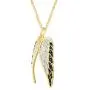 1/2 Carat CT.t.w Round White & Enhanced Black Natural Diamond Angel Wings Pendant Necklace In 14k Gold Over Sterling Silver (0.50 Cttw) 1/2 Carat CT.t.w Round White & Enhanced Black Natural Diamond Angel Wings Pendant Necklace In 14k Gold Over Sterling Silver (0.50 Cttw)