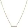 PAVOI 14K Gold Plated Bar and Delta Pendant | Layered Necklaces | Gold Necklaces for Women | 18'' Length with a 2'' Extension