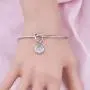 PENQI Christian Jewelry Mustard Seed Charm Knot Bracelet Religious Gift Catholic Gift Mustard Seed Faith Inspirational Gift for Women Girls