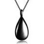 MJartoria Teardrop Necklace Stainless Steel Keep Memorial Cremation Jewelry for Loved One Urn Necklaces for Ashes