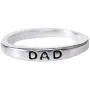 BOCIOL Silvering dad Rings for Men, for dad Rings for Men Stainless Steel Jewelry Custom Ring for dad