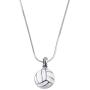 Lux Accessories Volleyball Sport Pendant Charm Necklace Sport Voleyball Volley