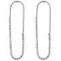 IBEEDOW Hoop Earrings Cubic Zirconia Dangle Earrings Drop Hypoallergenic Stud Earrings Sterling Silver Earrings