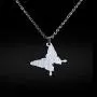 Temperature Sensing Color Changing Butterfly Necklace Colorful Transfer Womens Fashion Pendant Necklaces Stainless Steel Jewelry as Birthday for Women Girls Temperature Sensing Color Changing Butterfly Necklace Colorful Transfer Womens Fashion Pendant Necklaces Stainless Steel Jewelry as Birthday for Women Girls