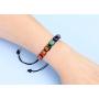 Top Plaza 7 Chakra Stone Yoga Bracelet Reiki Healing Crystal Natural Gemstone Braided Rope Bracelets for Women Girl