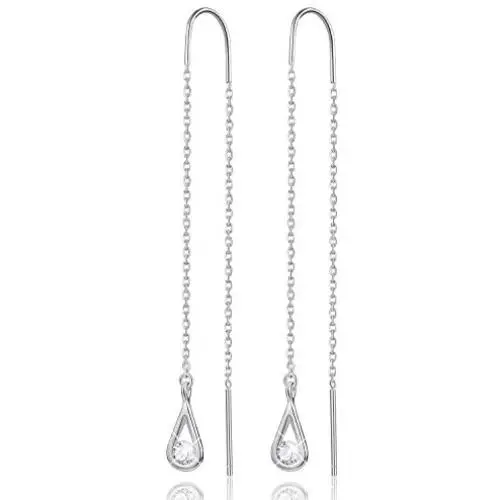 ✦Gifts for Mothers Day✦18K Gold Plating 925 Sterling Silver CZ Hollow Teardrop Dangle Earrings Cubic Zirconia Circle Hypoallergenic Earrings Jewelry for Women and Girls