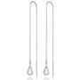 ✦Gifts for Mothers Day✦18K Gold Plating 925 Sterling Silver CZ Hollow Teardrop Dangle Earrings Cubic Zirconia Circle Hypoallergenic Earrings Jewelry for Women and Girls