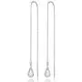 ✦Gifts for Mothers Day✦18K Gold Plating 925 Sterling Silver CZ Hollow Teardrop Dangle Earrings Cubic Zirconia Circle Hypoallergenic Earrings Jewelry for Women and Girls