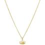 Message Card Compass Pendant Necklace Friendship Good Luck Elephant Pendant Chain Necklace with Gift Card