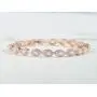 SWEETV Cubic Zirconia Bridal Wedding Bracelet for Brides,Bridesmaids, Marquise Elegant Tennis Bracelet for Women