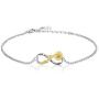 APOTIE You are My Sunshine Sunflower Necklace Bracelet - 925 Sterling Silver Infinity Adjustable Jewelry Daughter Mother Gift for Women Girls