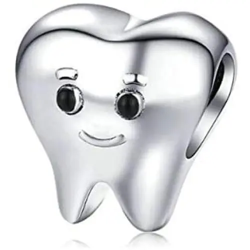 Eternalll Jewellery Smiling Tooth Fairy Dentist Charm Bead for Pandora Womens Jewelry for Teen Gifts or Kids Spacer Bead Eternalll Jewellery Smiling Tooth Fairy Dentist Charm Bead for Pandora Womens Jewelry for Teen Gifts or Kids Spacer Bead