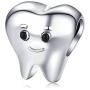 Eternalll Jewellery Smiling Tooth Fairy Dentist Charm Bead for Pandora Womens Jewelry for Teen Gifts or Kids Spacer Bead