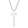 Annis Munn 925 Sterling Silver Sidecross Necklace Faith Hope Pendant Necklace Jewelry for Women Lady and Girls Annis Munn 925 Sterling Silver Sidecross Necklace Faith Hope Pendant Necklace Jewelry for Women Lady and Girls