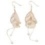 Lightweight Gold Dangle Earrings Pack- Cute Wing Drop Earrings For Women Girls