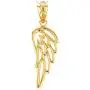 Religious Jewelry by FDJ Fine 10k Yellow Gold Guardian Angel Filigree Wing Charm Pendant