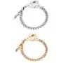 NewZenro Handcuffs Stainless Steel Couples Bracelets for His and Hers Rose Gold Plated Fashion Cute Punk Curb Cuban Chain Matching Set for Lover Gifts Valentines Day Birthday Boyfriend Girlfriend NewZenro Handcuffs Stainless Steel Couples Bracelets for His and Hers Rose Gold Plated Fashion Cute Punk Curb Cuban Chain Matching Set for Lover Gifts Valentines Day Birthday Boyfriend Girlfriend