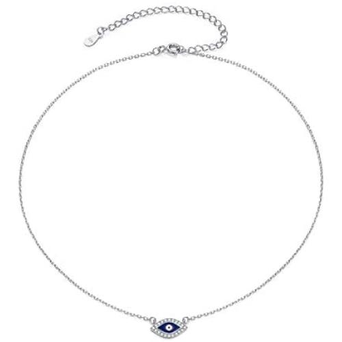 Gapudt S925 Sterling Silver Choker Short Dainty Necklace for Women Jewelry Gapudt S925 Sterling Silver Choker Short Dainty Necklace for Women Jewelry