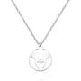 ENSIANTH Hyena Gift Hyena Lover Gift Hyena Necklace Hyena Jewelry for Her Animal Lover Gift