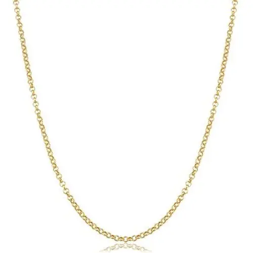Kooljewelry 14k Yellow Gold 1.9 mm Rolo Chain Necklace (16, 18, 20, 22, 24 or 30 inch) Kooljewelry 14k Yellow Gold 1.9 mm Rolo Chain Necklace (16, 18, 20, 22, 24 or 30 inch)
