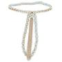 TFJ Women Jewelry Boot Bracelet Gold Metal Chain Shoe Bling Long Back Tassel Fringe Charm Wrap Around Strap
