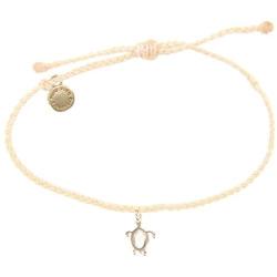 Pura Vida Rose Gold Sea Turtle Bracelet - Waterproof, Adjustable Band