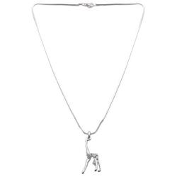 Spinningdaisy Silver Plated Gymnastic Necklace