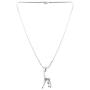Spinningdaisy Silver Plated Gymnastic Necklace