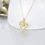 14k Solid Gold Heart Shaped Sunflower Pendant Necklaces for Women - Moissanite Necklaces Gold Jewelry Present for Wife Girlfriend Mother 14k Solid Gold Heart Shaped Sunflower Pendant Necklaces for Women - Moissanite Necklaces Gold Jewelry Present for Wife Girlfriend Mother