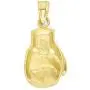 10k Real Solid Gold Boxing Glove Pendant, Fighter Sports Jewelry for Boxers Tournament Prize Charm