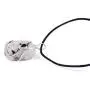 Raw Moonstone Crystal Pendant Necklace –For New Beginnings Happiness Good Luck Hope Abundance Fertility - Authentic Wrapped Stone on Adjustable Length Cord Real Gemstone Chakra Zodiac Healing Charm