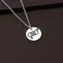 CENWA Bisexual Pendant Necklace Proud Symbolic LGBT Jewelry Gay Pride Bisexual Pride Necklace LGBT Pride Gift