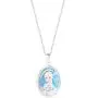 Disney Frozen Silver Plated Teardrop Pendant, 18'' Chain Disney Frozen Silver Plated Teardrop Pendant, 18'' Chain