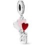 MiniJewelry Women Birthday Love Heart Balloon Charm for Bracelets fits Pandora Charms Bracelets Gift for Her Daughter Christmas Sterling Silver Charm