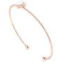 Ted Baker Hasina Crystal Heart Ultra Fine Cuff Bracelet
