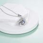 YFN Mother Daughter Necklace Sterling Silver Owl Pendant Necklace Gifts for Mom Daughter