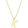 PAVOI 14K Gold Plated Initial Necklace | Letter Necklaces for Women