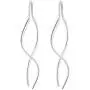 LGSY Twisted Threader Earrings for Women Sterling Silver, Wire Lightweight Earrings for Jewelry Gift