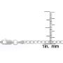 Authentic Solid Sterling Silver Cuban Curb Link .925 ITProLux Necklace Chains 2MM - 10.5MM, 16'' - 30'', Silver Chain for Men & Women, Made In Italy, Next Level Jewelry