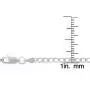 Authentic Solid Sterling Silver Cuban Curb Link .925 ITProLux Necklace Chains 2MM - 10.5MM, 16'' - 30'', Silver Chain for Men & Women, Made In Italy, Next Level Jewelry