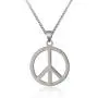 Eiffy Stainless Steel Round Anti-War Peace Sign Symbol Pendant Necklace Earrings Bracelet for Women Men Jewelry Eiffy Stainless Steel Round Anti-War Peace Sign Symbol Pendant Necklace Earrings Bracelet for Women Men Jewelry