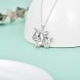 WINNICACA S925 Sterling Silver Cute Animal Necklace Birthday Jewelry Gifts for Pig/Mouse/Cow/Flamingo Lovers