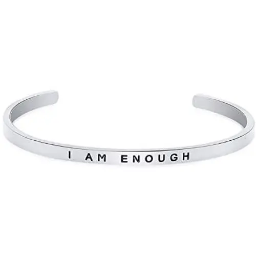 Kucheed Inspirational Bracelets, Cuff Bangle Adjustable 4MM Mantra Quote Band Engraved Stainless Steel Friendship Motivational Jewelry for Women Men Teen Girls Kucheed Inspirational Bracelets, Cuff Bangle Adjustable 4MM Mantra Quote Band Engraved Stainless Steel Friendship Motivational Jewelry for Women Men Teen Girls