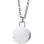 Jude Jewelers Stainless Steel Round Charm Memorial Loved Ash Keeping Urn Pendant Necklace Jude Jewelers Stainless Steel Round Charm Memorial Loved Ash Keeping Urn Pendant Necklace
