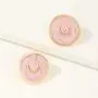 Moon Lightning Heart Crescent Star Round Circle Enamel Earrings Ring Necklaces Set Drop Oil Painting Eardrop for Women Girls Jewelry
