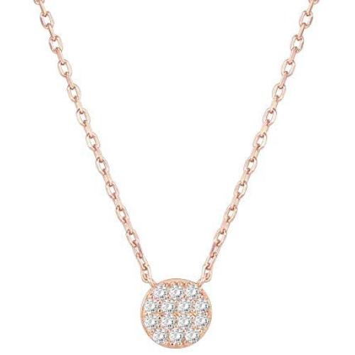 PAVOI 14K Gold Plated Sterling Silver Dot Pendant | Layered Necklaces | Gold Necklaces for Women | 18'' Length with a 2'' Extension