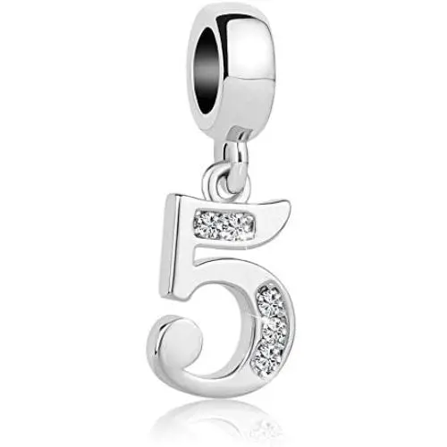 CharmSStory Lucky Number Charms Dangle Beads for Bracelets CharmSStory Lucky Number Charms Dangle Beads for Bracelets