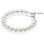 Baby Crystals Delicate Sterling Silver Bracelets for Girls with White Swarovski Simulated Pearls, Elegant Girls Jewelry, Pearl Bracelet for Birthday Gifts Flower Girls